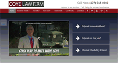 Desktop Screenshot of coyelaw.com